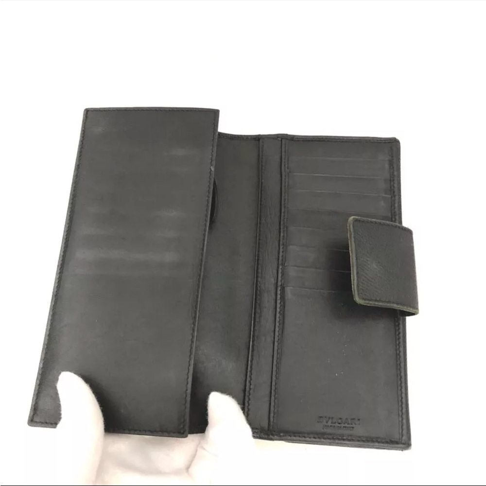 BVLGARI BVLGARI BVLGARI Leather Long Bifold Wallet - Picture 5 of 8